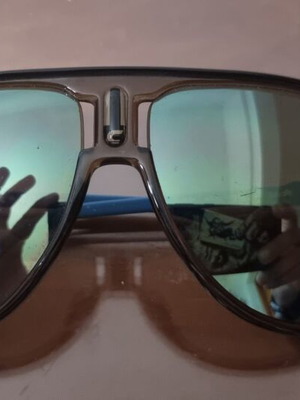 Carrera Champion Aviator Sunglasses like new, blue and brown lenses