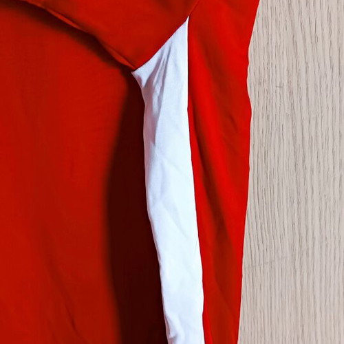 Adidas men's shirt new, red with white details, size S/M