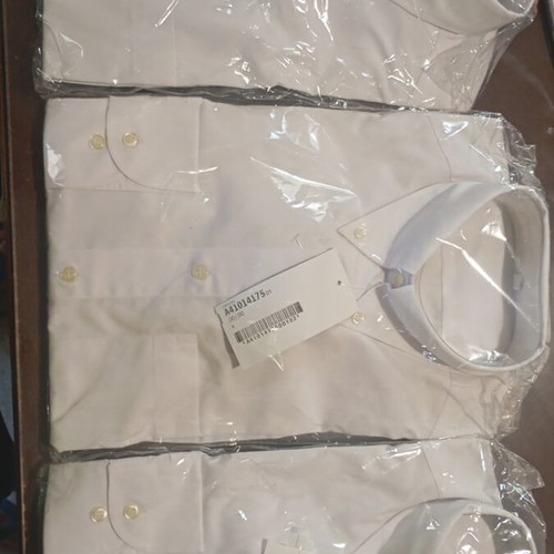 White shirts new, pack of 3, size large