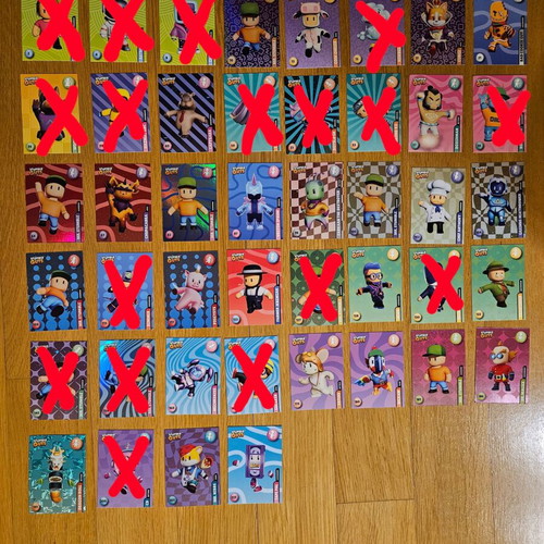 27 Stumble Guys cards, series 2