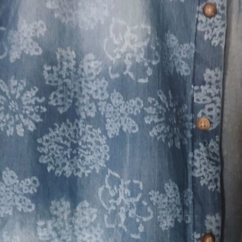 Denim shirt Brave Soul new, floral paisley pattern, size M
