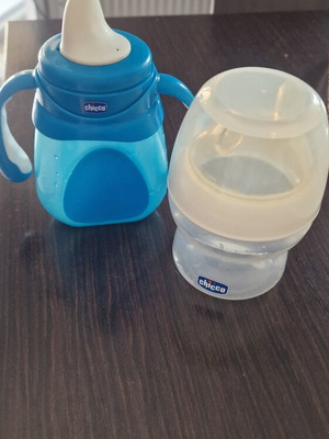 Chicco baby bottles, set of 2
