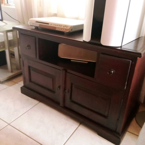 Solid wood drawer chest like new, antique with two small and one large drawer