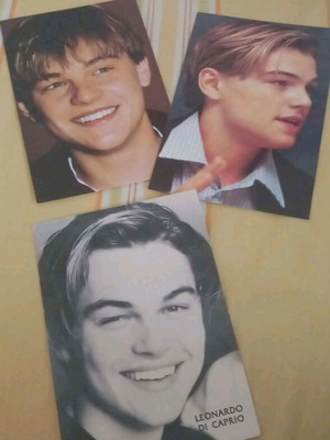 Leonardo Dicaprio collectible cards new, 3 cards and tattoo