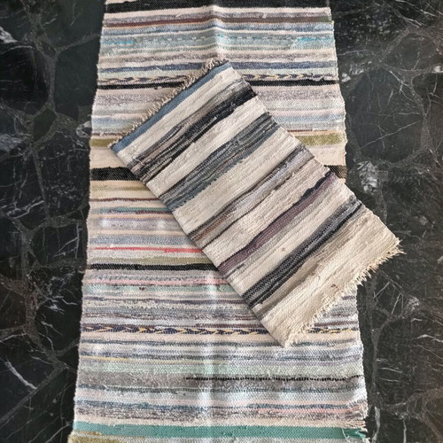 Handmade kilims from the 1970s used, set of two