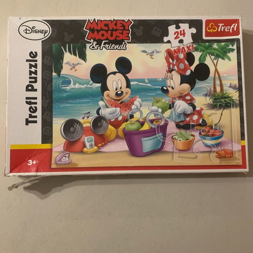Παζλ Mickey Mini 24 κομμάτια σαν καινούργιο, μέγεθος maxi 60x40 cm