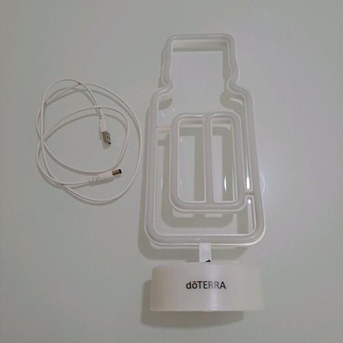 Lamp Doterra glow light in pink and yellow neon, like new