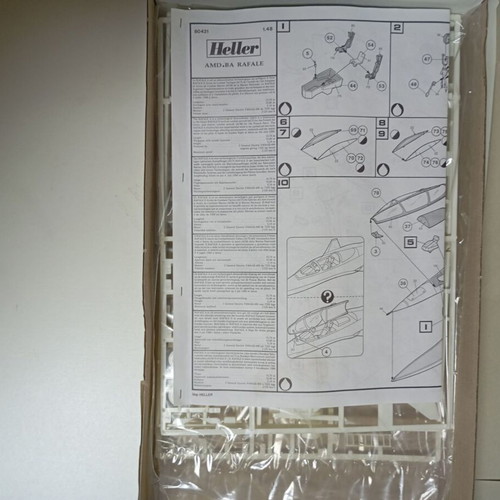 Rafale A model airplane 1/48 scale like new by Heller