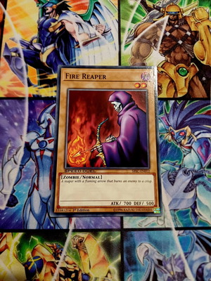 Fire Reaper Yu-Gi-Oh! card near mint condition