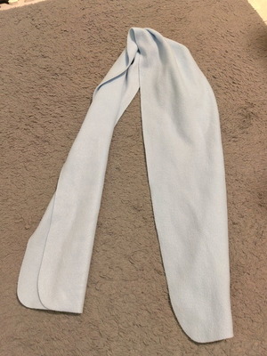 Blue fleece scarf like new