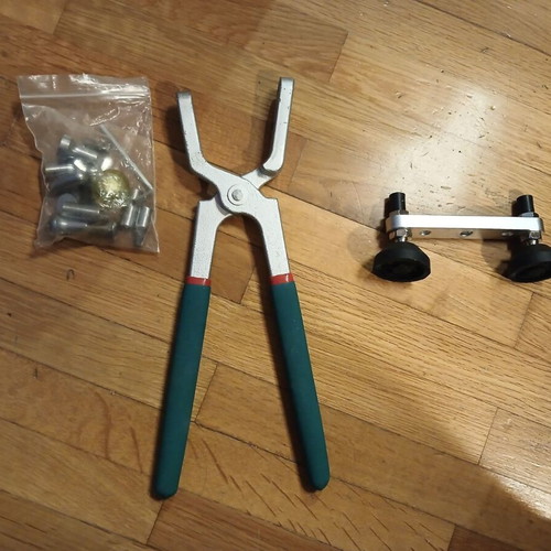 Maestro PLIER-09KIT plier puller set with 10 heads like new