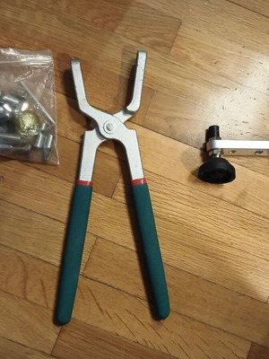 Maestro PLIER-09KIT plier puller set with 10 heads like new