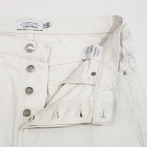 & Other Stories Women's Short Denim Shorts White M-L like new