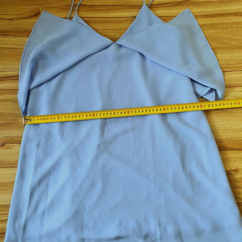 Mango light blue turquoise layered summer dress, size M