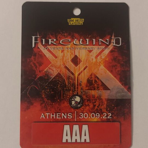 Firewind Photopass 30-9-2022 like new