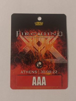 Photopass Firewind 30-9-2022 σαν καινούργιο