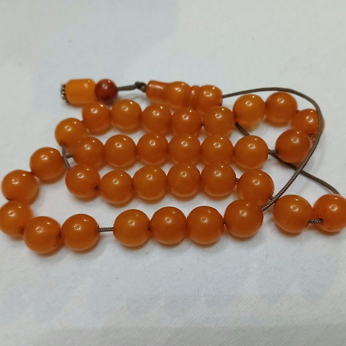 Mastic Worry Beads with 33 Round Beads