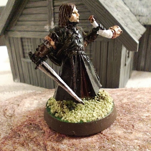 Boromir metal miniature used, Games Workshop Lord of the Rings