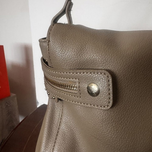 Twinset Milano tote bag, beige, A4 size