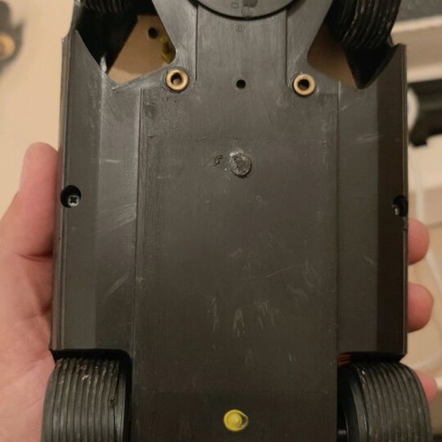 Fino 2000 plastic toy car used with missing parts