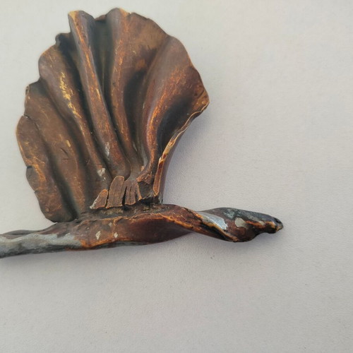 Bronze decorative sculpture used with oxidation
