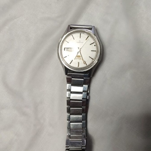 Seiko automatic watch used, gold and silver