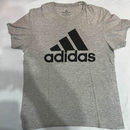 Adidas men's t-shirt used, medium, grey