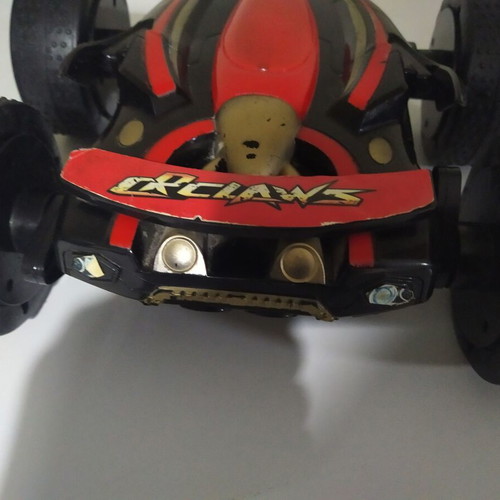 Remote control used with wheels that open to overcome obstacles