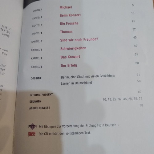 Eine spezielle Band German children's literary book A1 level like new