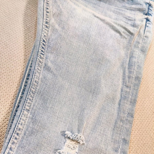 Bershka men's light blue super skinny jeans new XL