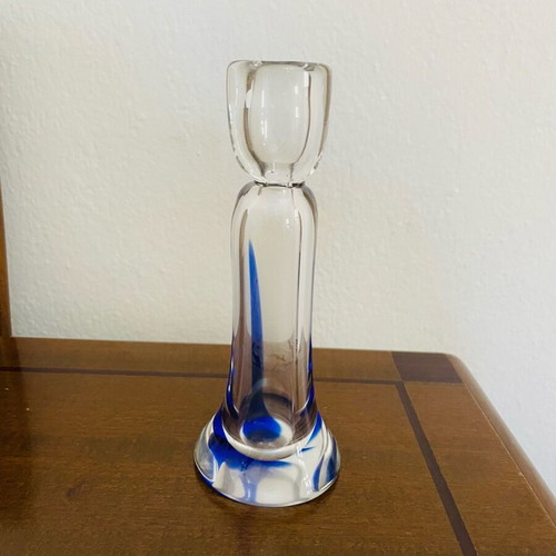 Handmade glass soliflore vase like new, Murano art glass
