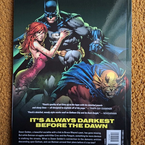 Batman The Dark Knight Golden Dawn trade paperback new