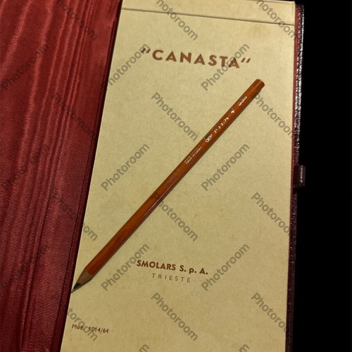 Canasta notebook set luxurious like new