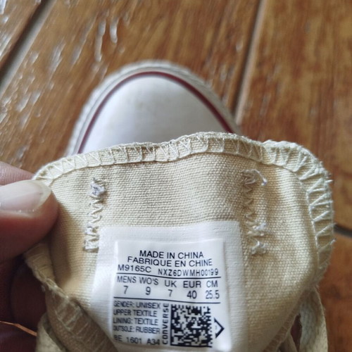 Converse All Star sneakers, beige, size 40