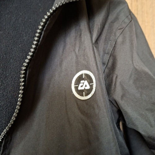 Fila women's jacket medium size like new, black with fleece lining