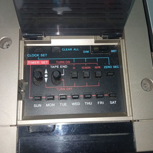 Sony Betamax Video Cassette Recorder SL-T7MER used