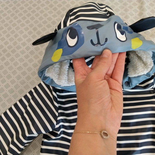 Baby boy jacket like new, warm and waterproof