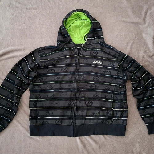 Animal men's sweatshirt hoodie L XL XXL, colorful