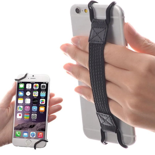 Elastic safety hand strap for mobile phones and tablets new