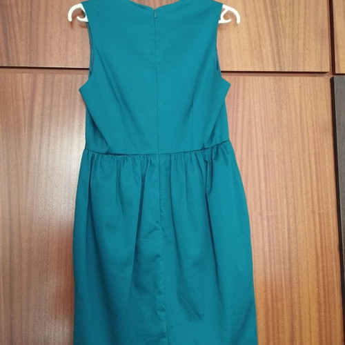 Asos dress medium petrol midi, like new, slightly shortened