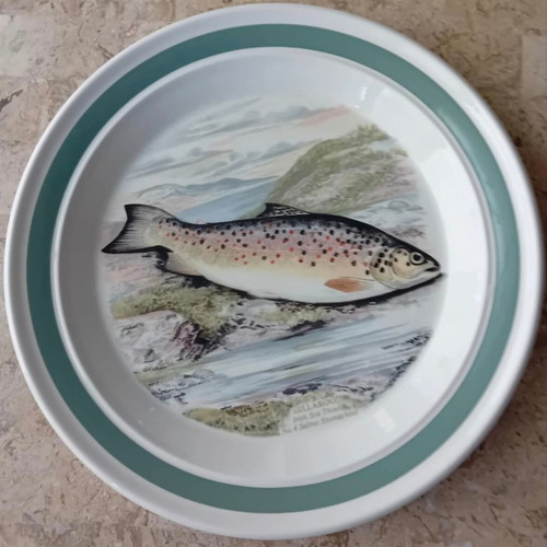 Συλλεκτικά πιάτα Portmeirion The Compleat Angler σετ 3 τεμαχίων καινούργια