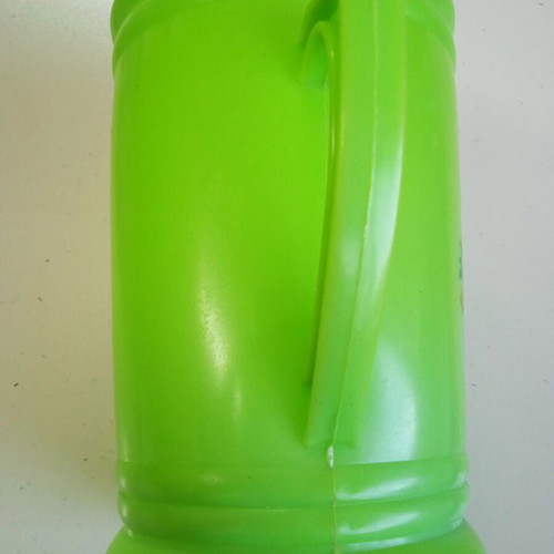 Small Monoplast Pitcher used, vintage, made in Greece, 15.2cm