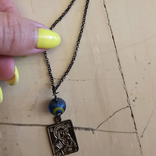 Car hanging religious icon used