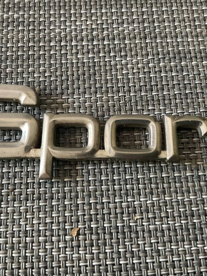 Εμβλημα Sport για παλιό αυτοκίνητο μεταχειρισμένο