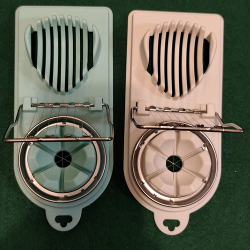 Double Egg Slicer 2 in 1 Set of 2