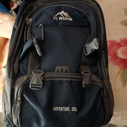 YL RONG 55L backpack like new with 12 zippers and large storage spaces