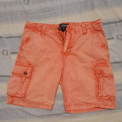 Admiral unisex pink-coral cargo shorts like new