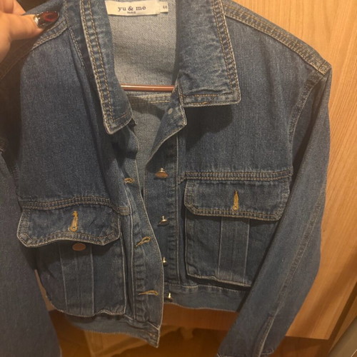 Denim jacket short new