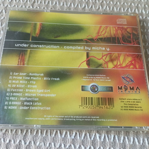 Under Construction electronic music CD like new, Psy-Trance and Progressive Trance
