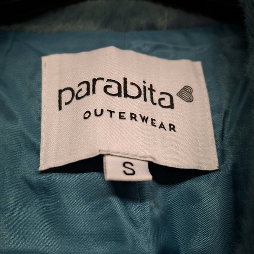 Parabita Blue Mint Coat like new, plus size